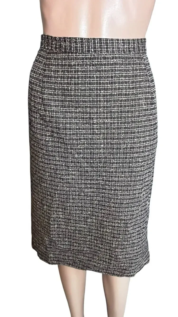 Norton McNaughton Vintage New With Tags Tweed Pencil Skirt Career Closet Staple